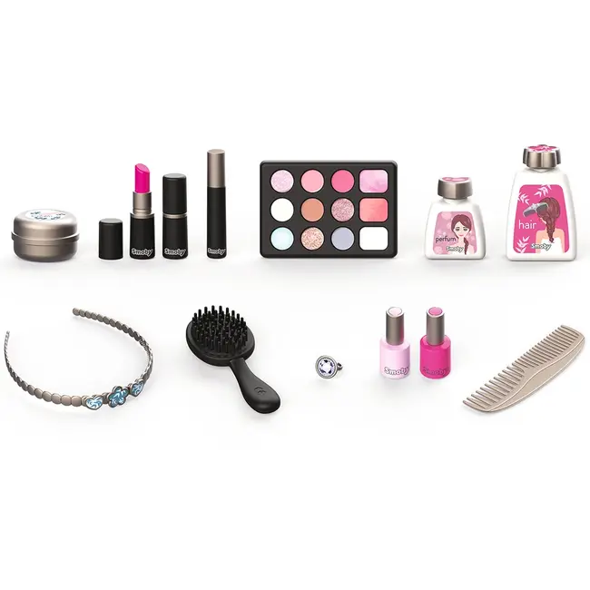 Jucarie smoby gentuta cosmetica my beauty vanity cu accesorii hubs7600320148