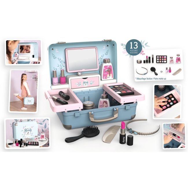 Jucarie smoby gentuta cosmetica my beauty vanity cu accesorii hubs7600320148