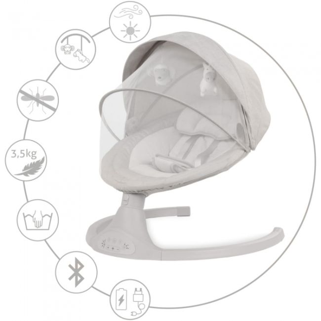 Leagan electric 2 in 1 kidwell luxi - light melange edeedibuellux01a2