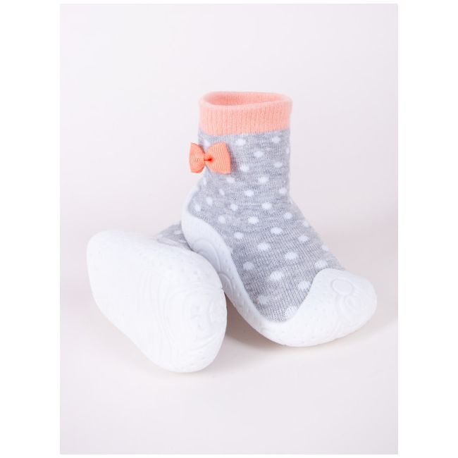 Mocasini pentru copii cu talpa antiderapanta - Dots OB-135