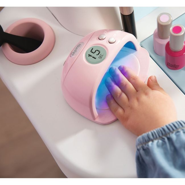 Salon de infrumusetare smoby my beauty center cu accesorii hubs7600320240