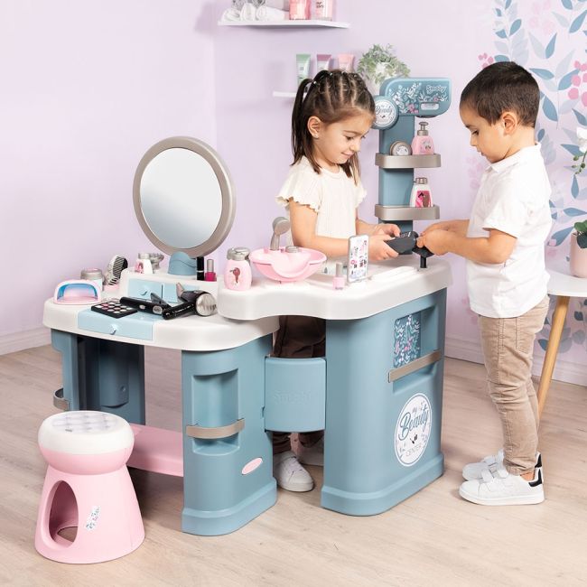 Salon de infrumusetare smoby my beauty center cu accesorii hubs7600320240