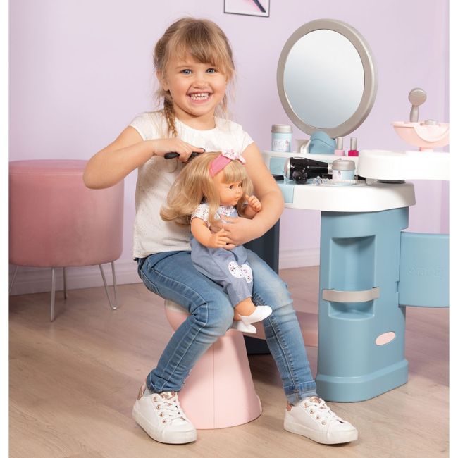 Salon de infrumusetare smoby my beauty center cu accesorii hubs7600320240