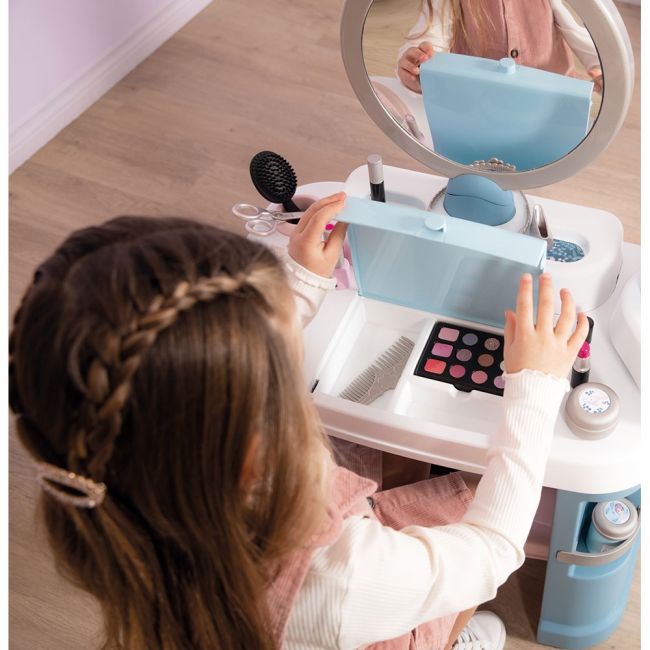 Salon de infrumusetare smoby my beauty center cu accesorii hubs7600320240