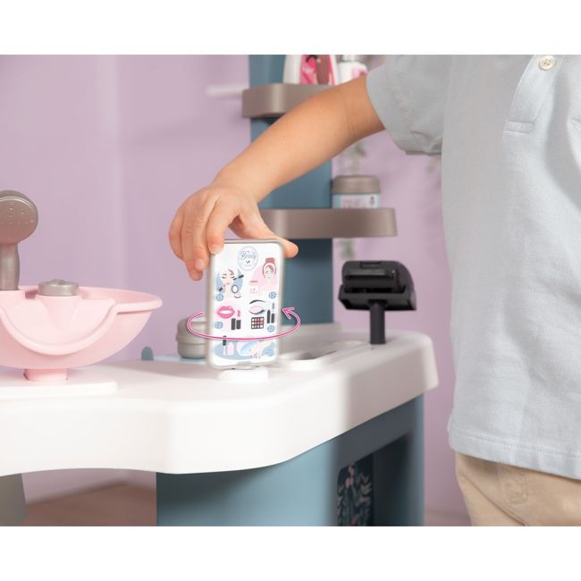 Salon de infrumusetare smoby my beauty center cu accesorii hubs7600320240