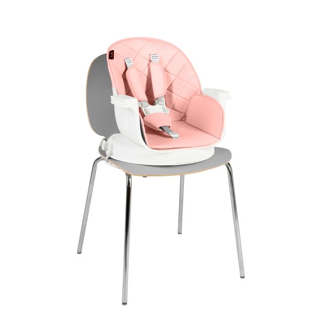 Scaun de masa 3 in 1 Juju Eat&Twist, Roz JUJJU1021-Pink