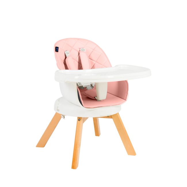 Scaun de masa 3 in 1 Juju Eat&Twist, Roz JUJJU1021-Pink