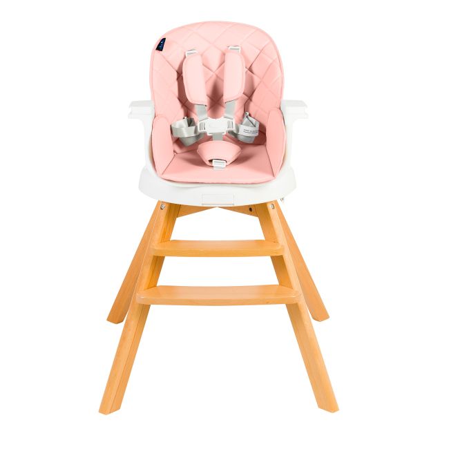 Scaun de masa 3 in 1 Juju Eat&Twist, Roz JUJJU1021-Pink