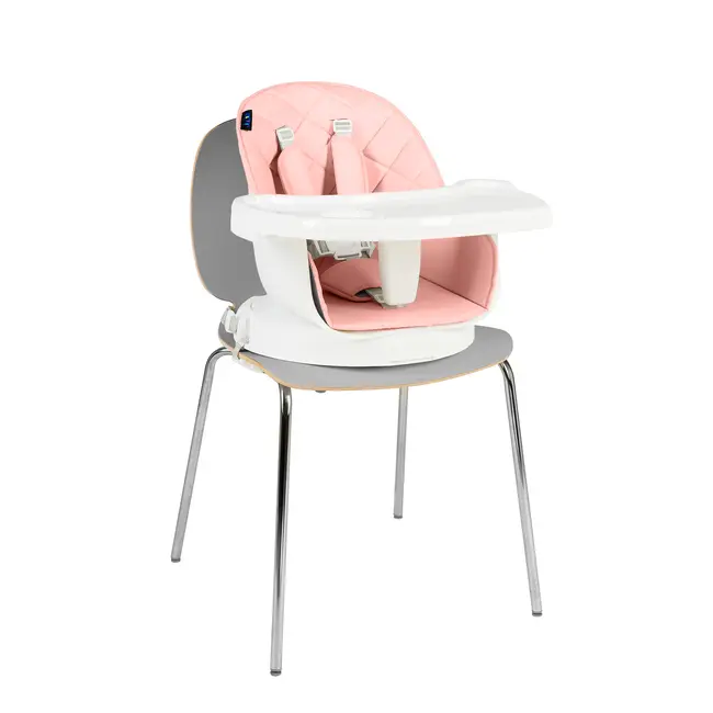 Scaun de masa 3 in 1 Juju Eat&Twist, Roz JUJJU1021-Pink