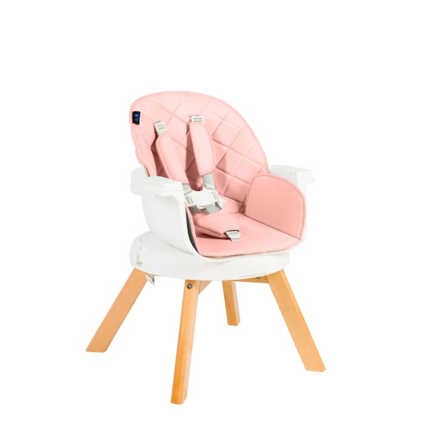 Scaun de masa 3 in 1 Juju Eat&Twist, Roz JUJJU1021-Pink
