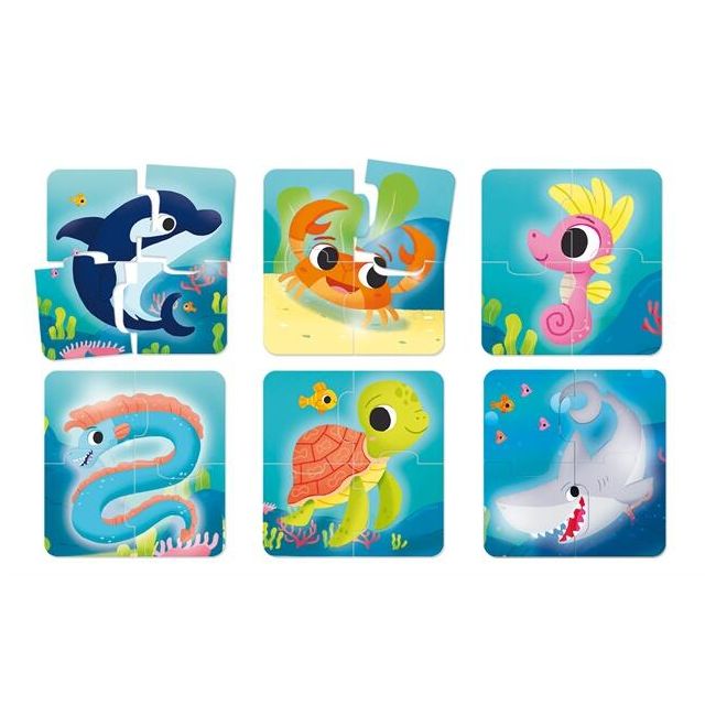 Puzzle - animalute din mare