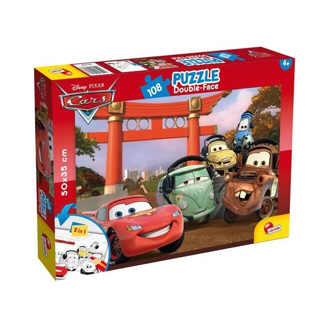 Puzzle de colorat - cars (108 piese)