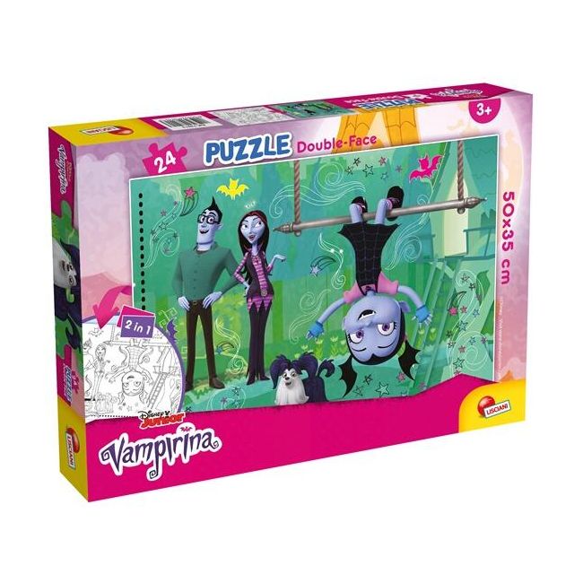Puzzle de colorat - vampirina (24 piese)