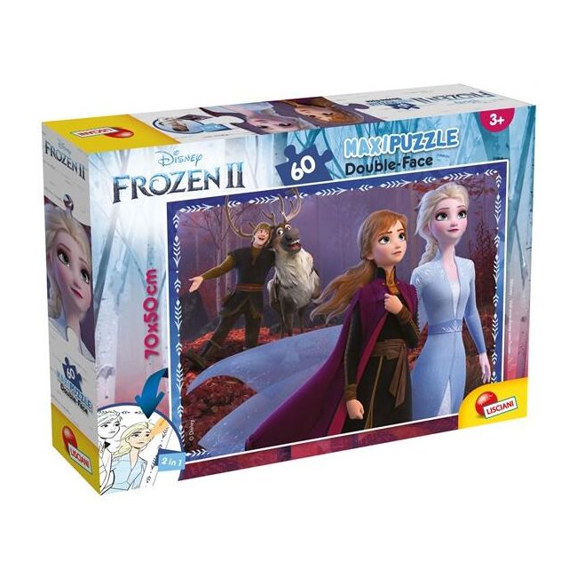 Puzzle de colorat maxi - frozen ii (60 piese)