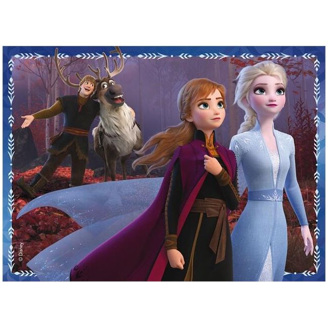 Puzzle de colorat maxi - frozen ii (60 piese)