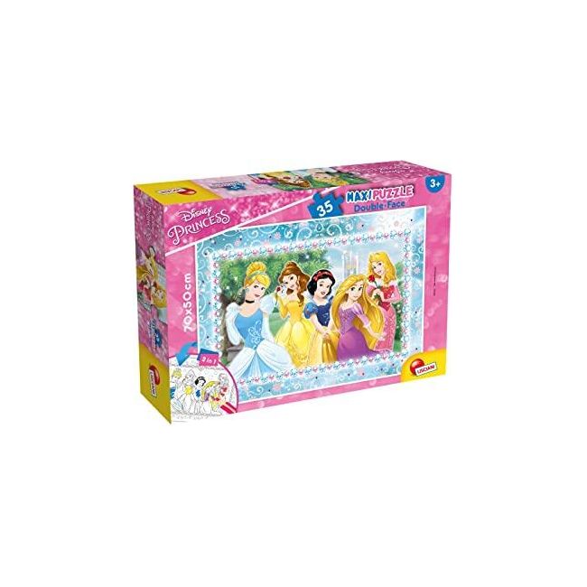 Puzzle de colorat maxi - printese minunate (35 piese)