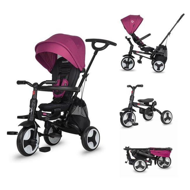 Tricicleta ultrapliabila coccolle spectra plus magenta smb321013550