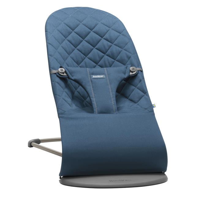 BabyBjorn - Balansoar Bliss Midnight Blue, Bumbac BSAFE006015A