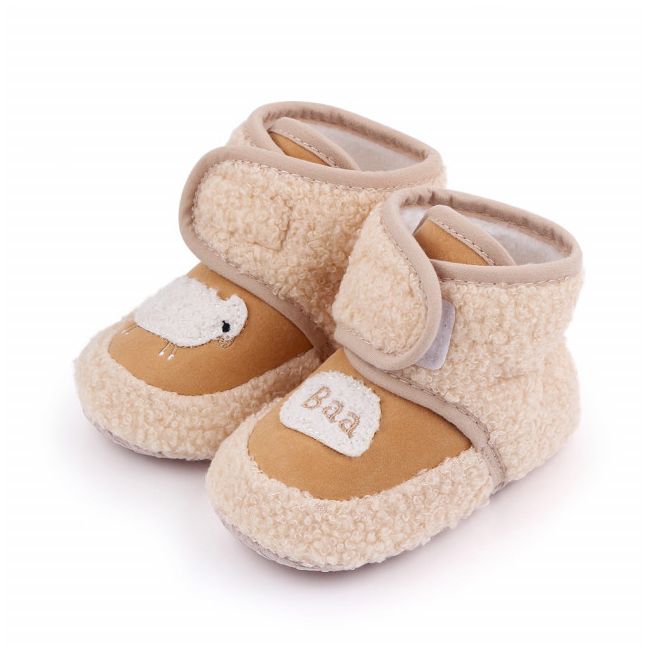 Cizmulite crem cu blanita - Baa MBd2549-1-sa3