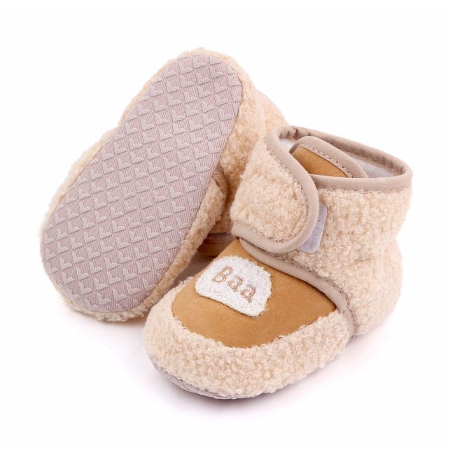 Cizmulite crem cu blanita - Baa MBd2549-1-sa3
