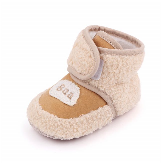 Cizmulite crem cu blanita - Baa MBd2549-1-sa3