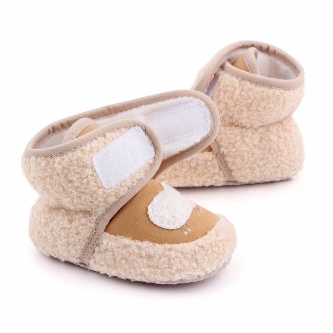 Cizmulite crem cu blanita - Baa MBd2549-1-sa3