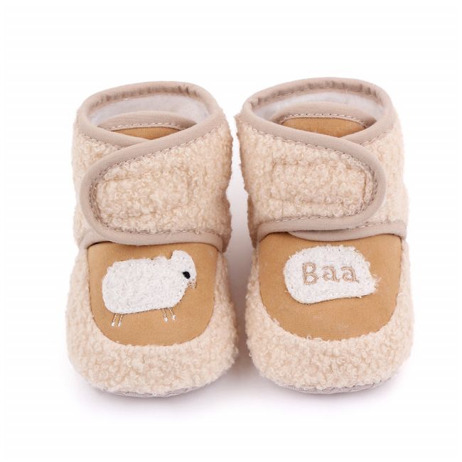 Cizmulite crem cu blanita - Baa MBd2549-1-sa3