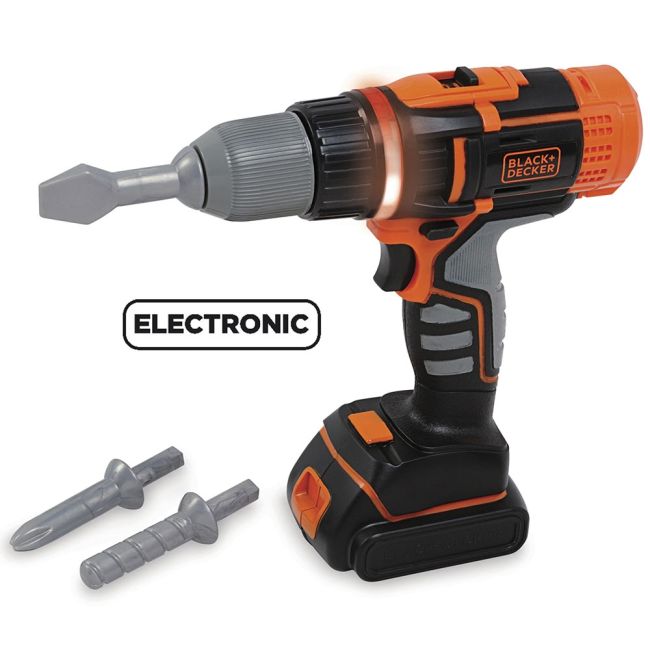 Jucarie smoby bormasina electronica black & decker cu accesorii hubs7600360197