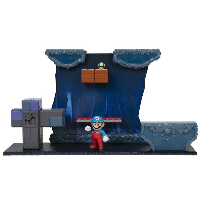 Nintendo super mario - set de joaca subteran 6 cm - 404274
