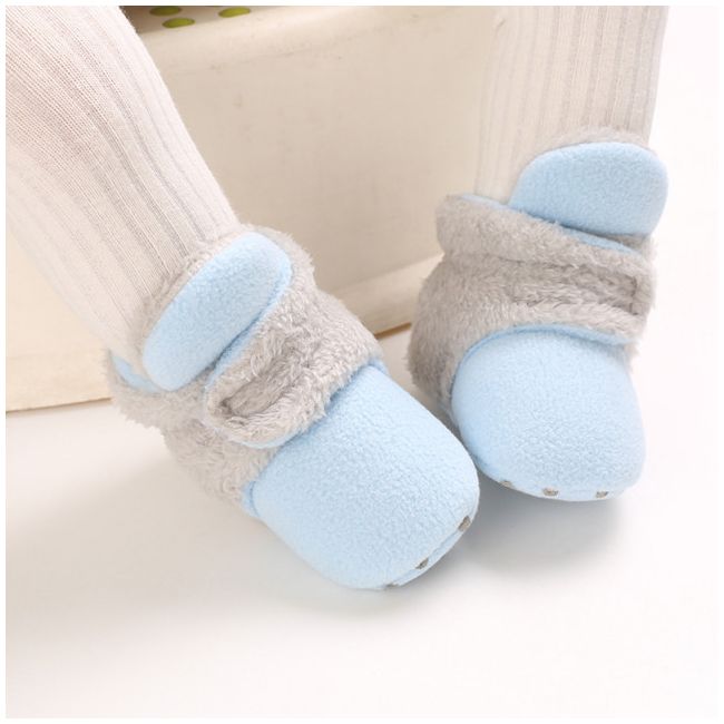 Cizmulite plusate gri cu bleu pentru baietei MBB255-9-sa5