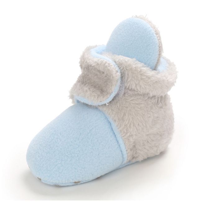 Cizmulite plusate gri cu bleu pentru baietei MBB255-9-sa5