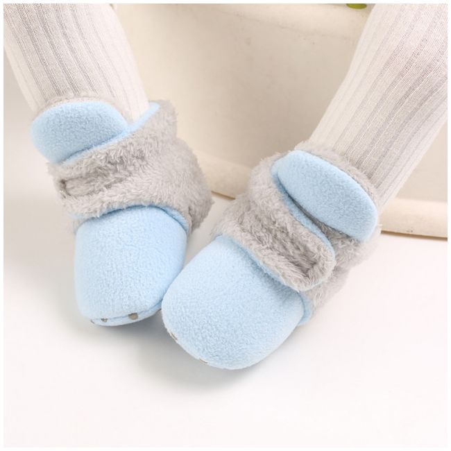 Cizmulite plusate gri cu bleu pentru baietei MBB255-9-sa5