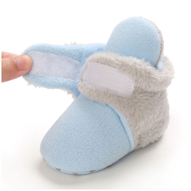 Cizmulite plusate gri cu bleu pentru baietei MBB255-9-sa5