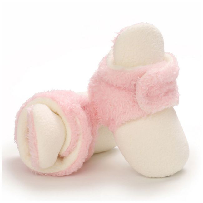 Cizmulite plusate ivoire cu roz pentru fetite MBB255-8-sa5