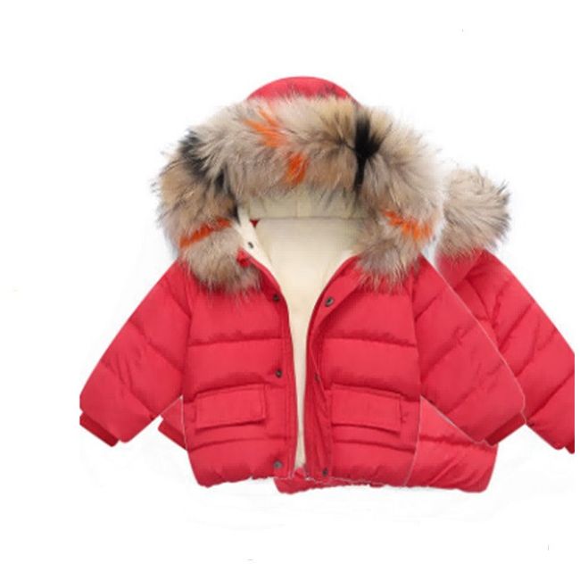 Geaca rosie din fas pentru copii (Marime Disponibila: 4 ani) MDLS06-5-SA1