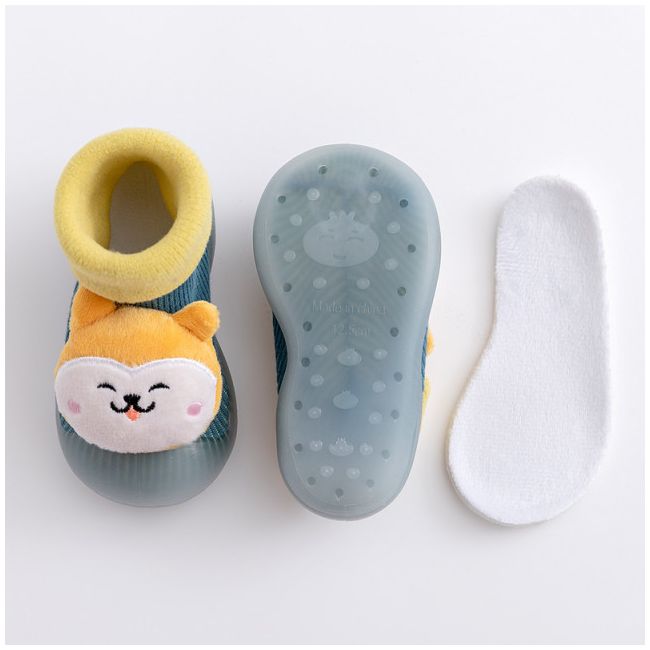Mocasini cu talpa antiderapanta - Yellow kitty MBDW823-7-MOC4