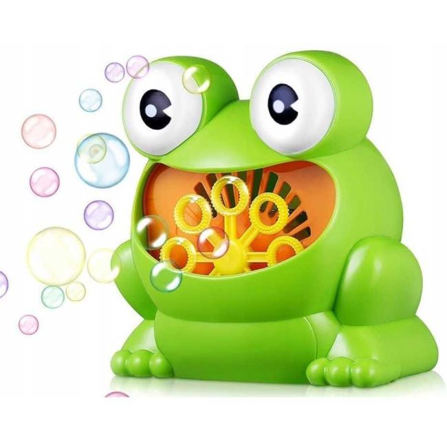 Aparat de facut baloane de sapun, Broscuta Ikonka IK17740 BBJIK17740_Verde