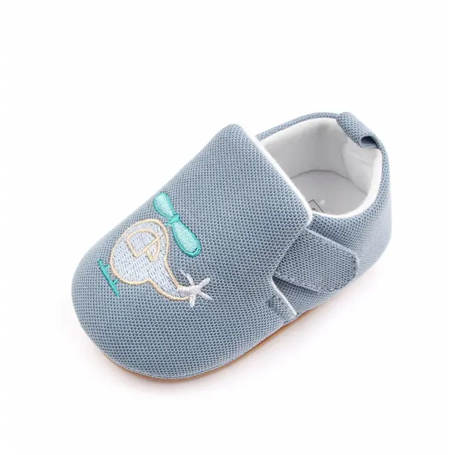 Botosei bleu pentru baietei - Elicopter MBd2599-1-bo6.3-6 luni (Marimea 18 incaltaminte)