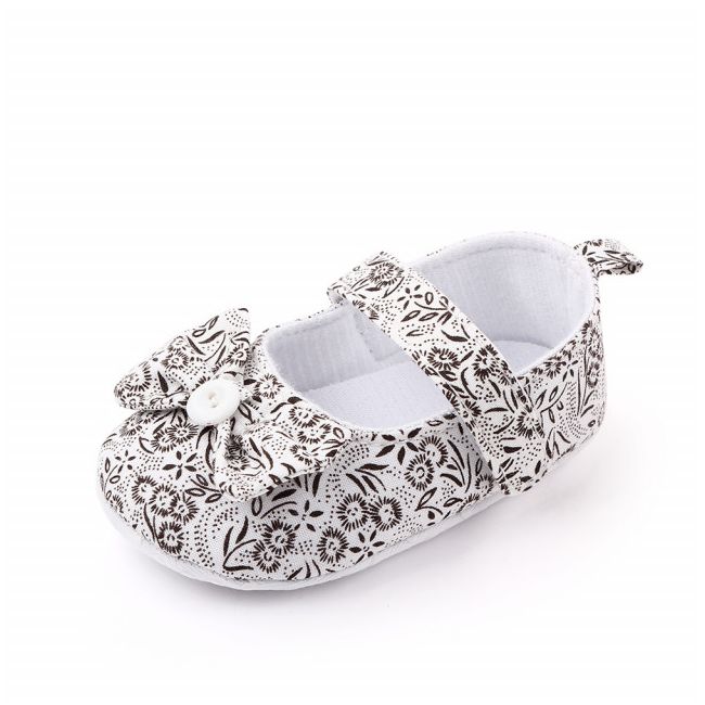 Pantofiori albi cu floricele negre ADd2424-3-p01