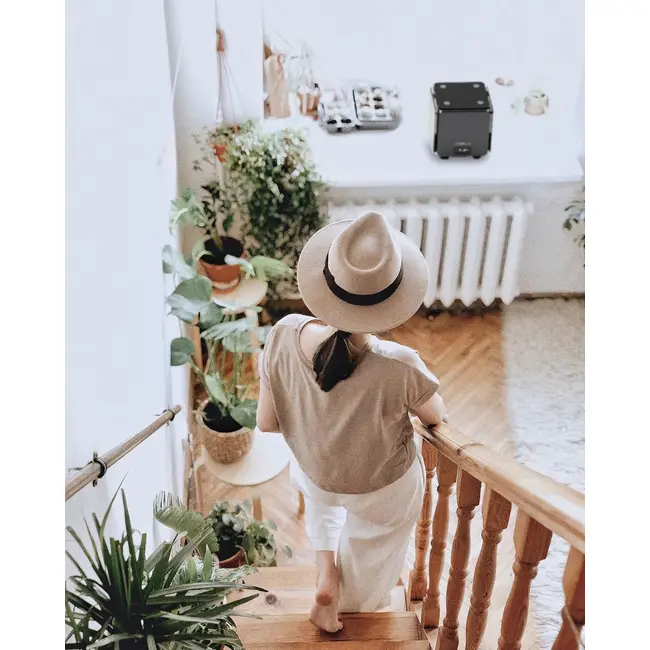 Purificator de aer Jonix Cube cu Plasma Rece - distruge 99,9999% din virusul Covid-19 in 30 min - NEGRU