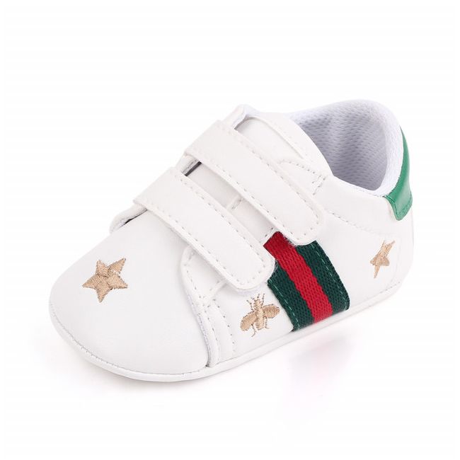 Adidasi albi - Star MBd2510-3-p13.9-12 luni (Marimea 20 incaltaminte)