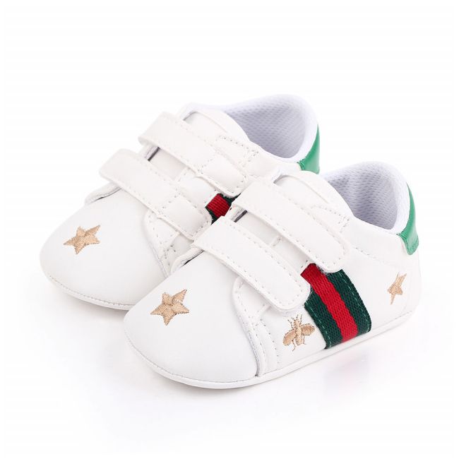 Adidasi albi - Star MBd2510-3-p13.9-12 luni (Marimea 20 incaltaminte)