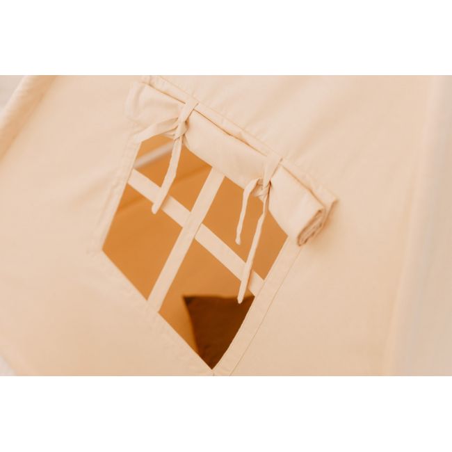 Cort de joaca, Beige teepee, 120 x 120 MRD952