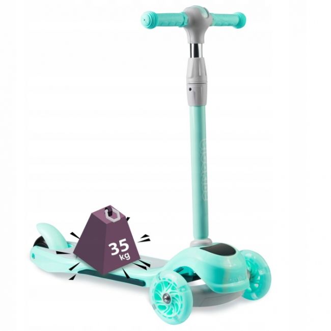 Trotineta cu roti cu led ricokids piko 765000 - turcoaz edeedi765000