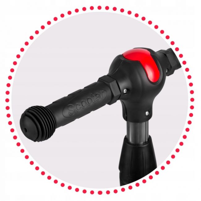 Trotineta cu roti cu led ricokids piko 765011 - negru - galben edeedi765011