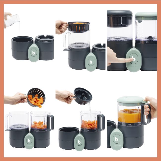 Babymoov - Robot multifunctional 4 in 1 Nutribaby ONE BBBA001133
