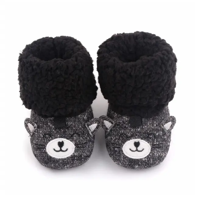 Cizmulite negre cu alb - Pisicuta MDD2652-3