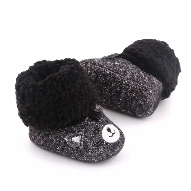 Cizmulite negre cu alb - Pisicuta MDD2652-3