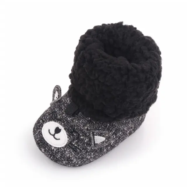 Cizmulite negre cu alb - Pisicuta MDD2652-3