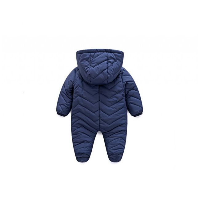 Combinezon bleumarine din fas pentru bebelusi MBD823-2